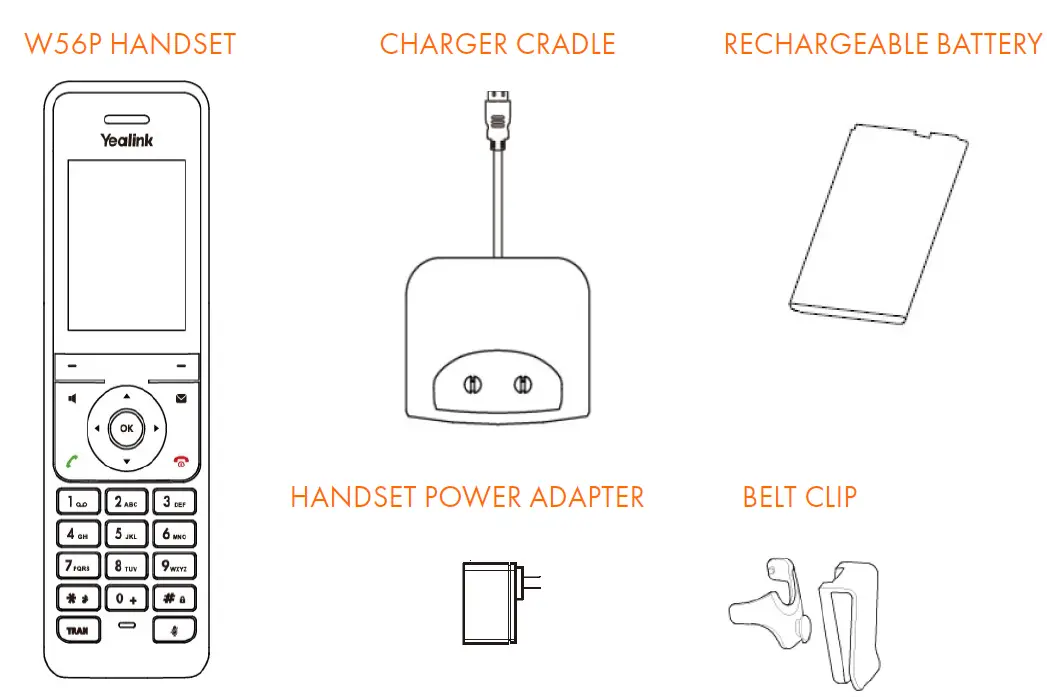Northland W60P Base Handset Cordless Phone 4