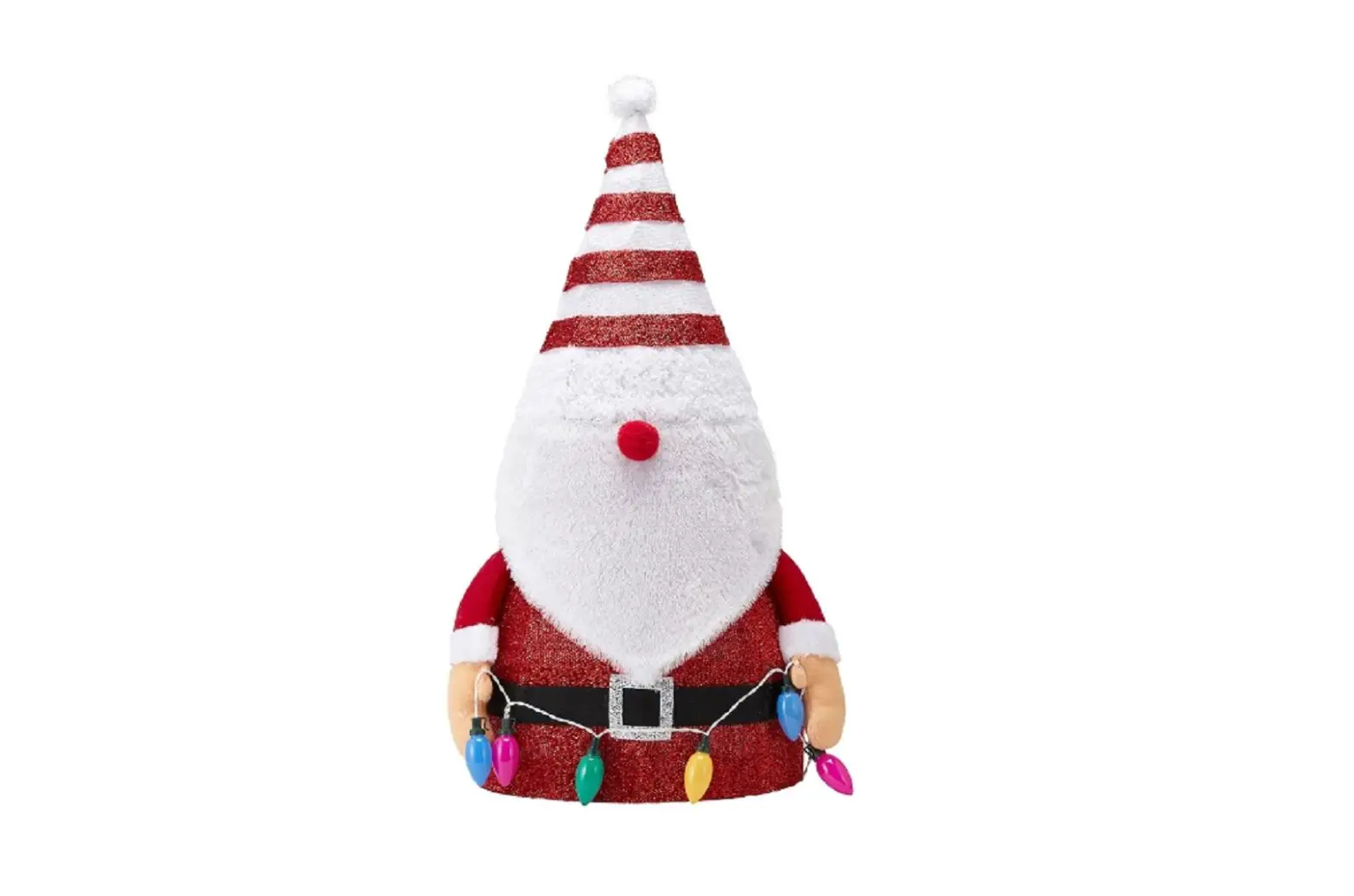 Anko Low Voltage Tinsel Santa Gnome With Lights Instruction Manual