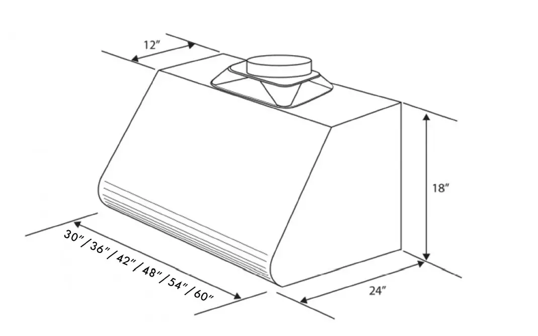 ZLINE-52736-Under-Cabinet-Range-Hood-User-Manual-FIG-1