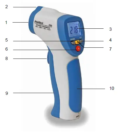 PeakTech-4965-Infrared-Thermometer-FIG-1