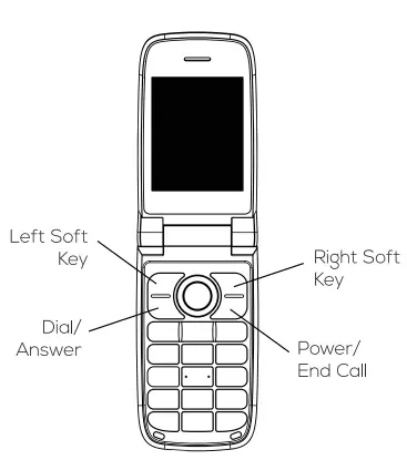 LOGIC F11L 4G Flip Phone FIG 2
