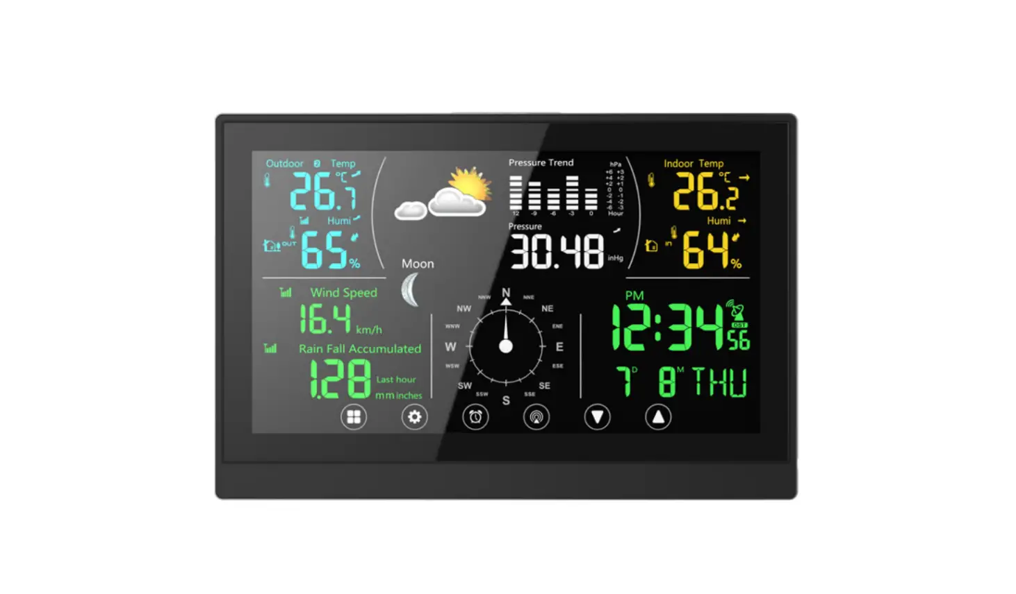Hama 186421 Full Touch Weather Station Instruction Manual