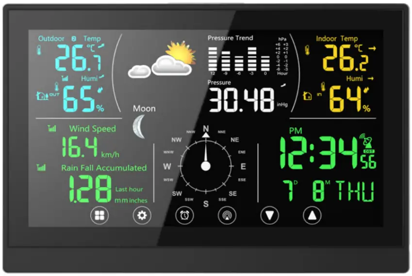 hama 186421 Full Touch Weather Station