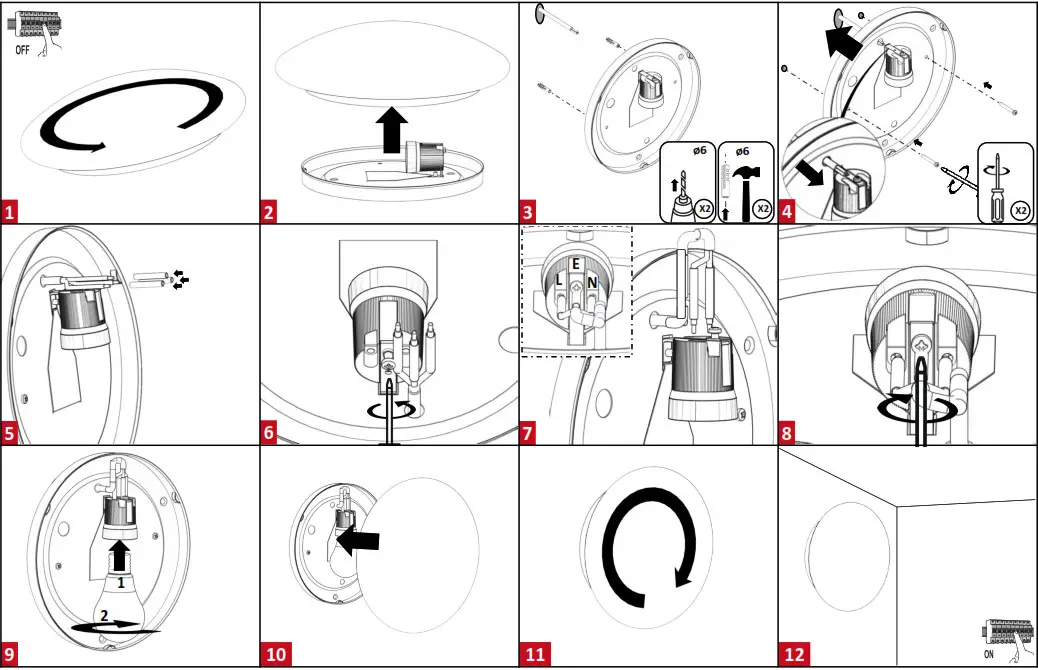 resistex 704040 LED Ceiling Light - 1
