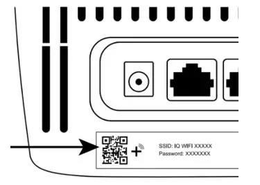 Johnson Controls IQ WiFi 6 - Default password is located on the sticker
