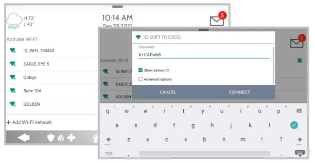 Johnson Controls IQ WiFi 6 - Locate the SSID Network name