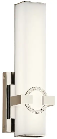 KICHLER-45876PNLED-Bordeaux-4.5-Inch-W-1-Light-Polished-Nickel-Modern-Contemporary-LED-Wall-Sconce-product