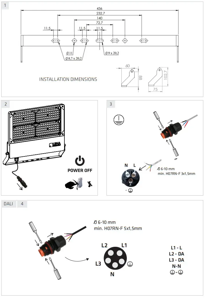 LENA LIGHTING FI QUEST 2 LED Light - Fig