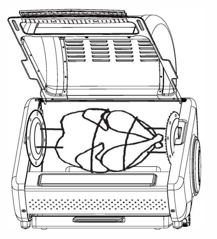 Small Chickens or Game Hens Side-by-Side