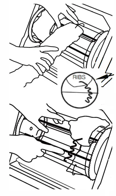 Round BBQ Rib Basket