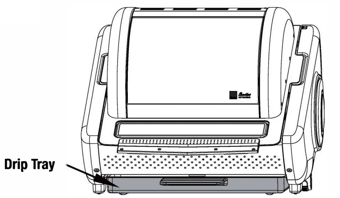 Empty Drip Tray - Tray And Grease May Be Hot