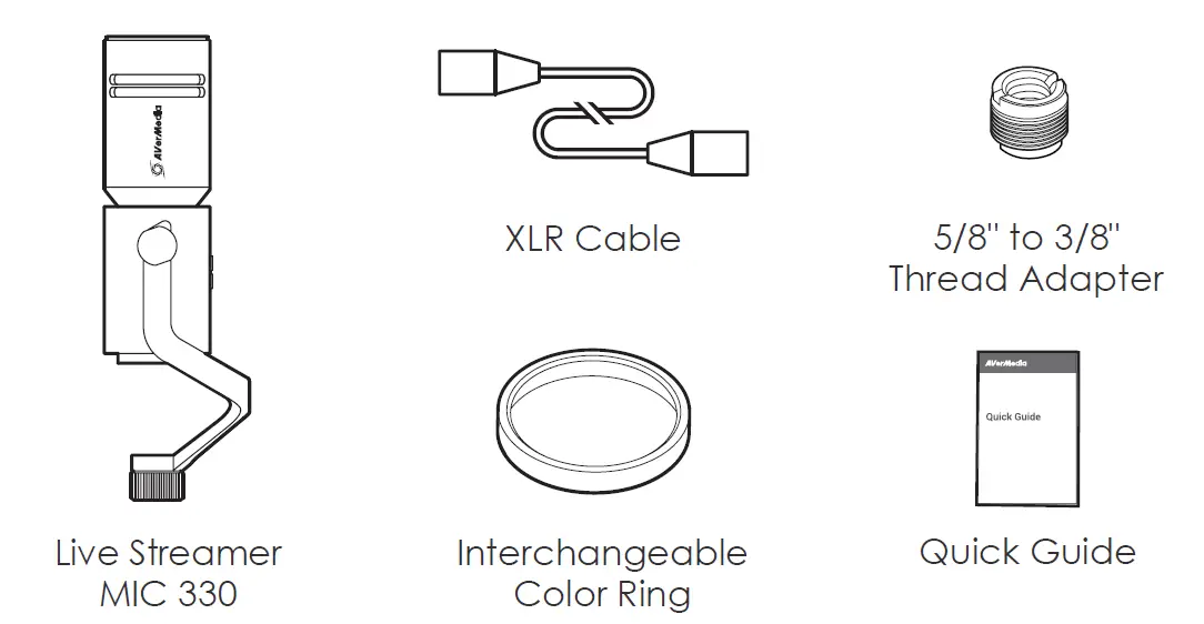 AVerMedia MIC 330 Live Streamer 1