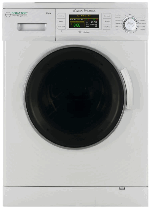 EQUATOR ADVANCED Appliances EW 824N Super Washer