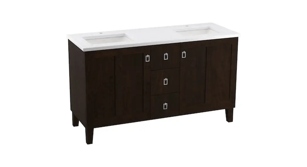 Kohler 1384737-2-b Vanity Poplin 60-inch Vanity With Legs Instruction Manual