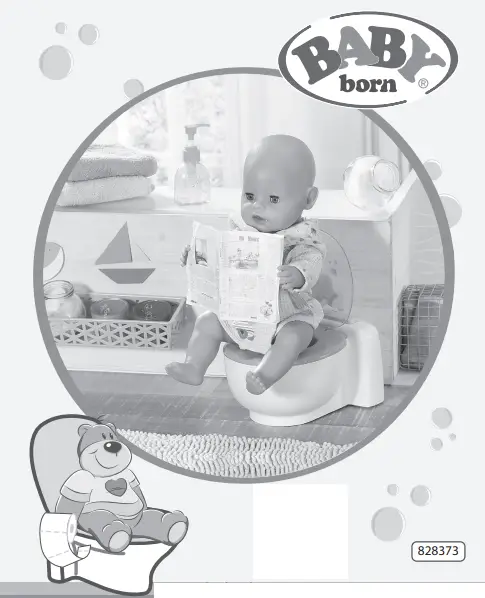 BABY born 828373 Bath Poo-Poo Toilet - fig 1