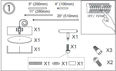 Dainolite-PST-264LP-AGB-BK-Preston-4-Light-26-Inch-FIG-3