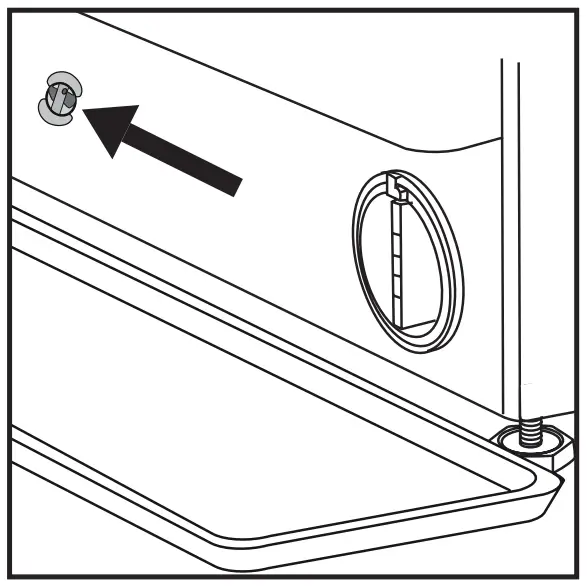 Cleaning the water filter / draining residual water