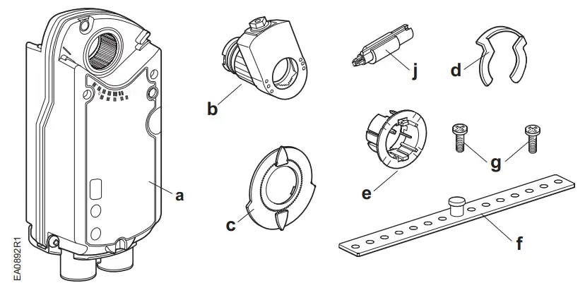 SIEMENS GNP191.1P Fast Acting Damper Actuator -