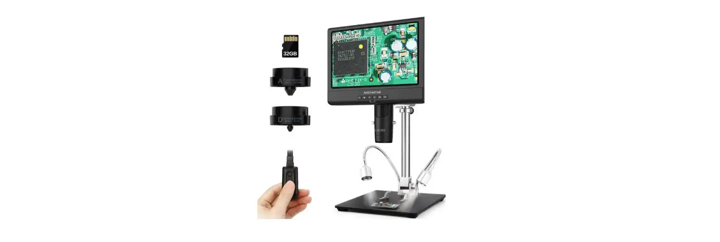 Andonstar Ad249-m 10.1 Inch Digital Microscope For Adults 3 Lens Instruction Manual