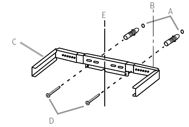 dacor DHD-D0000CS-DA Duct Cover Kit 5