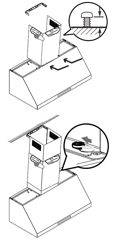 dacor DHD-D0000CS-DA Duct Cover Kit 6