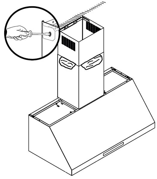 dacor DHD-D0000CS-DA Duct Cover Kit 7