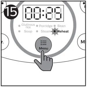 Using the Rice cooker