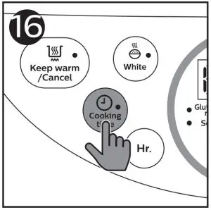 Using the Rice cooker