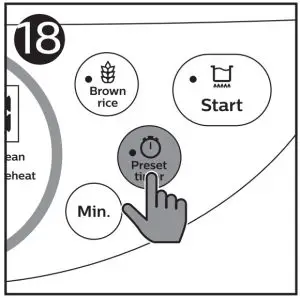 Using the Rice cooker