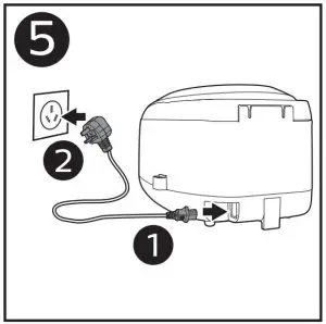 Using the Rice cooker