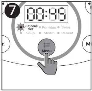 Using the Rice cooker