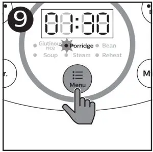 Using the Rice cooker