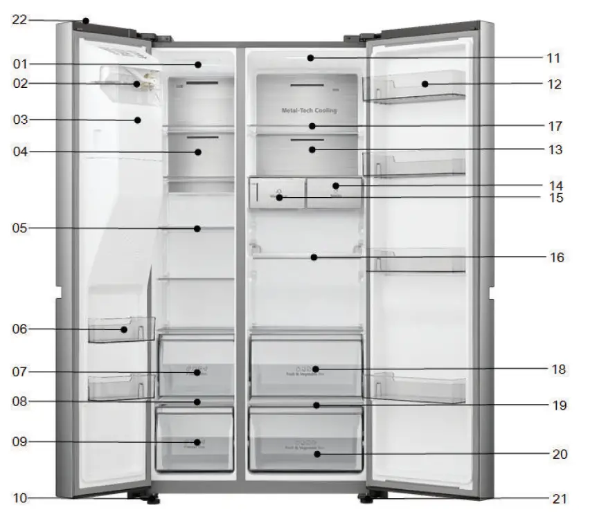 Hisense-HRSBS632BW-Side-by-Side-Refrigerator-Black-Steel-FIG-6