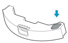 SAMSUNG VR05R503PWK PowerBot Essential with 2 in 1 Vacuum Cleaning Mopping Instruction Manual - Fill the water