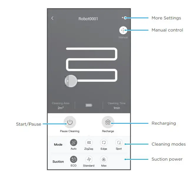 SAMSUNG VR05R503PWK PowerBot Essential with 2 in 1 Vacuum Cleaning Mopping Instruction Manual - Once the network access is configured successfully