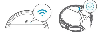 SAMSUNG VR05R503PWK PowerBot Essential with 2 in 1 Vacuum Cleaning Mopping Instruction Manual -When first using