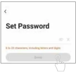 TIMEGUARD Wi-Fi Smart Camera Doorbell & - Assign a Password