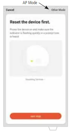 TIMEGUARD Wi-Fi Smart Camera Doorbell & - reset button on