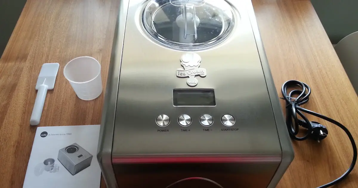 Wilfa Ice Cream Maker Instruction Manual