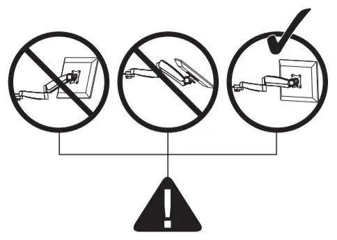 ErGear Monitor Desk Mount EGDS2- Adjust Gas Spring Tension