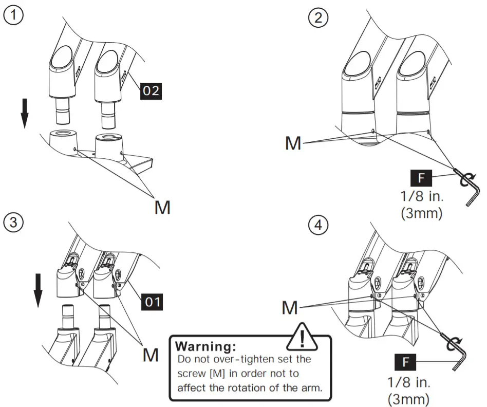 ErGear Monitor Desk Mount EGDS2- Install the Arms