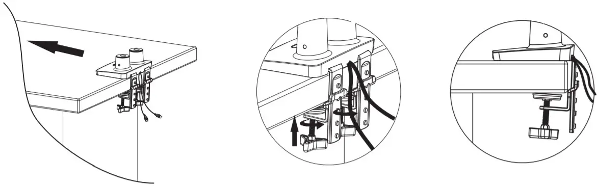 ErGear Monitor Desk Mount EGDS2- Install the Base 5