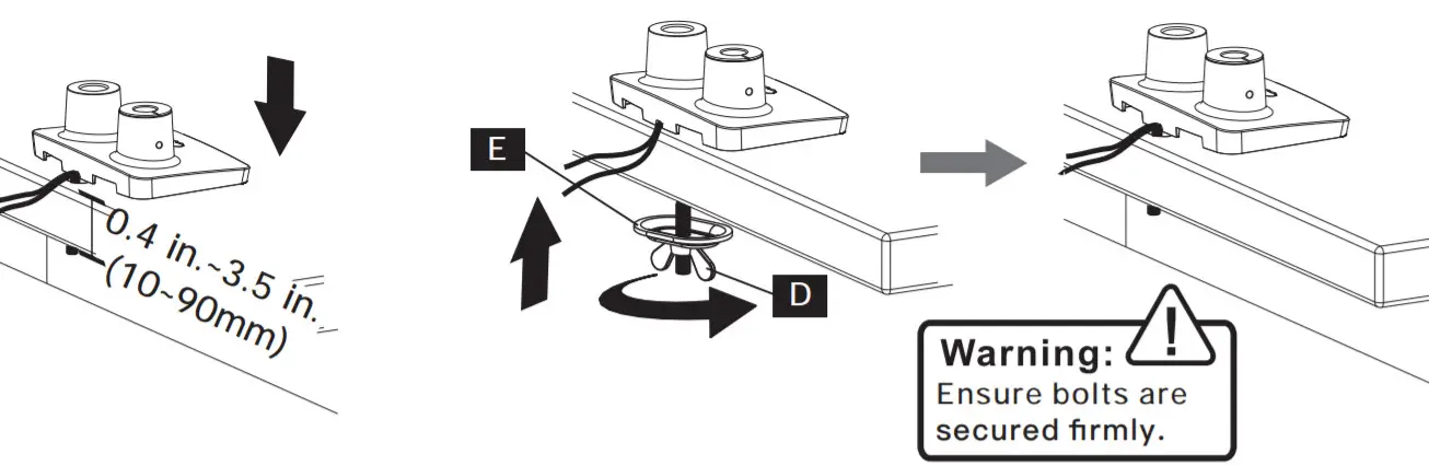 ErGear Monitor Desk Mount EGDS2- Install the Base 7