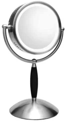 Homedics M-7056 illuminated Beauty Mirror spa Refective Instruction - Instruction Manual