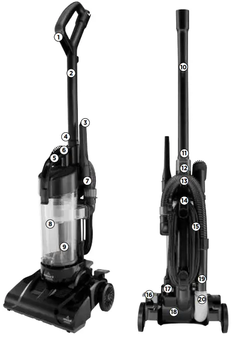 Bissell 1520 Series PowerForce Compact - Product View