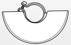 ozito 21031677K 18v Cordless Angle Grinder 115mm - Safety Guard