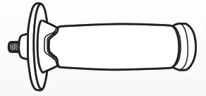 ozito 21031677K 18v Cordless Angle Grinder 115mm - Side Handle