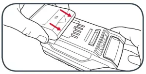 ozito 21031677K 18v Cordless Angle Grinder 115mm - battery sitting