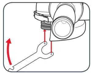 ozito 21031677K 18v Cordless Angle Grinder 115mm - clockwise