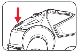ozito 21031677K 18v Cordless Angle Grinder 115mm - spindle lock